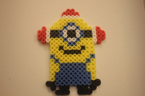 Items similar to Bedo Minion 8-bit Perler on Etsy