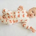 Baby Sleepsuit - Fox Sleepsuit, Fox Dungarees, Fox Romper, Fox Clothes, Baby Fox Dungarees, Baby All In One, Toddler Romper, Winter Romper