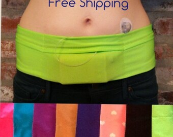 Insulin Pump Band, Contemporary Style with one pocket/The Original Insulin Pump Band