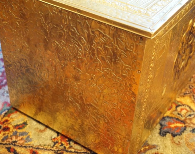 Brass Relief Box