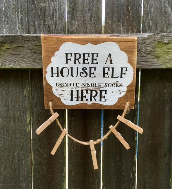 Donate A Sock Free House Elves