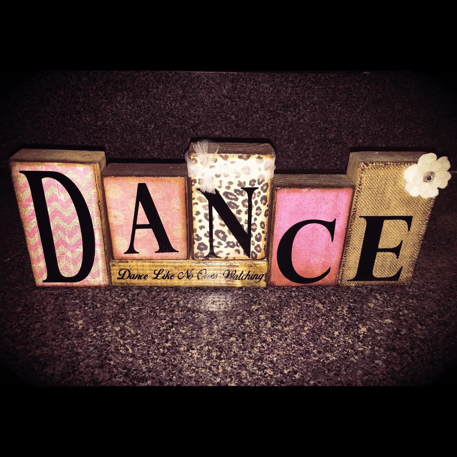 Dance Gift for Dance Friend Dance Teacher Dancer Block Set