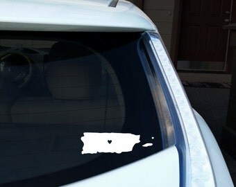 Car Decal Flag - Car Decal Design - Ozark Tumbler Decals - Yeti Tumbler Decal - Decals For Tumbler Cups - Puerto Rican - Boricuena - Island