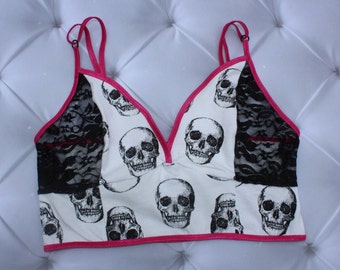 Skull bra | Etsy