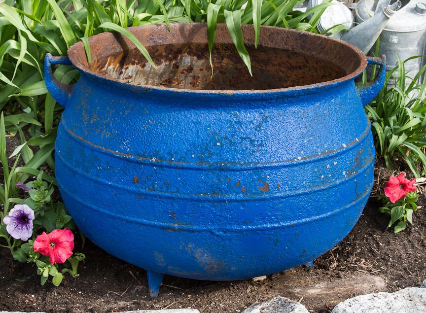 Huge Cast Iron Cauldron Baltimore Maryland 20 Gallon Country