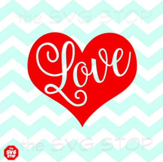 Download Items similar to Love Heart Valentine's Day SVG and studio ...