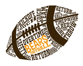 Football svg,football dxf,football silhouette ,bear ,bear svg,bear dxf,da bears vector,svg,png,dxf,eps,