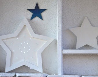Star night light Wooden star Night light Kids decoration Star nursery Wooden night light Gift for kids room decor Star light Wooden decor