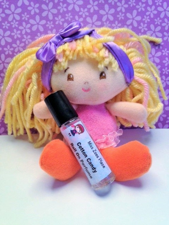 COTTON CANDY Roll On Perfume Little Girls Perfume by MissZoesPlace