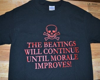 The Beatings Will Continue until Morale Improves