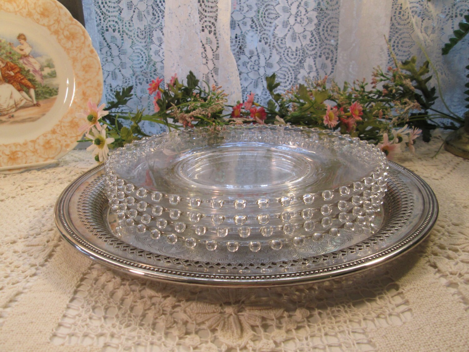 Imperial Glass Co. Candlewick Pattern Crystal Clear Glass