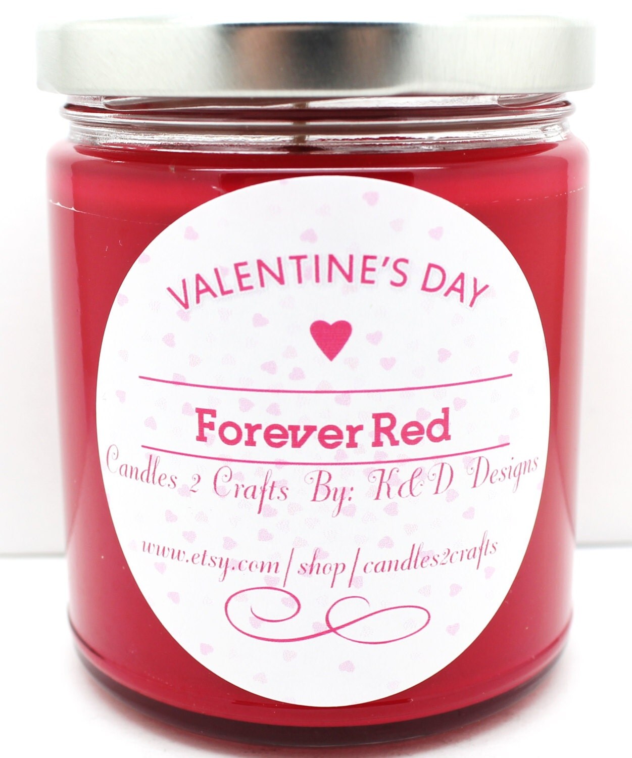 Scented Candle Bath and Body Works Forever Red by Candles2Crafts