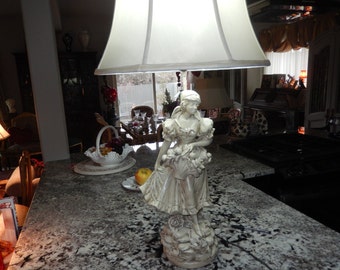 USA FIGURAL LAMP of Woman