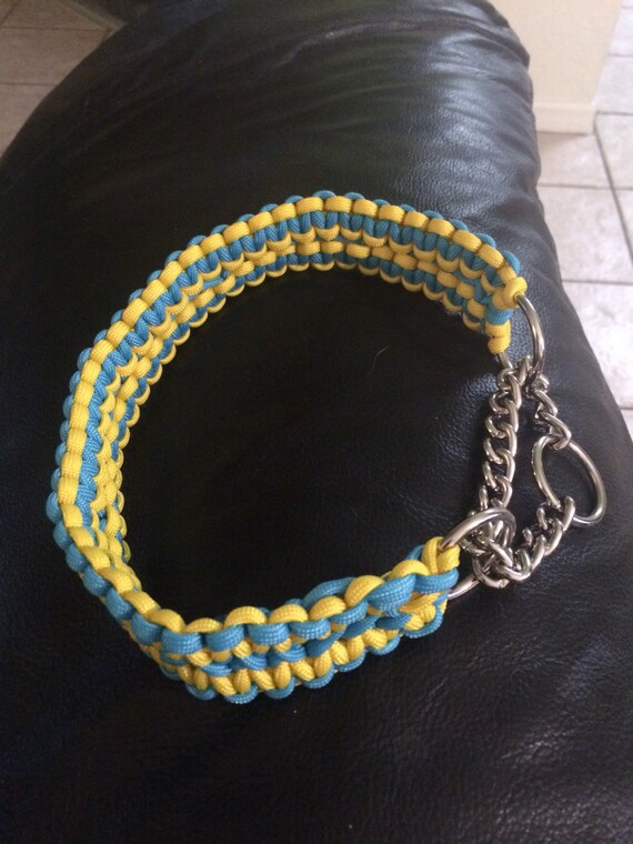 Paracord Martingale dog collar made to order Custom