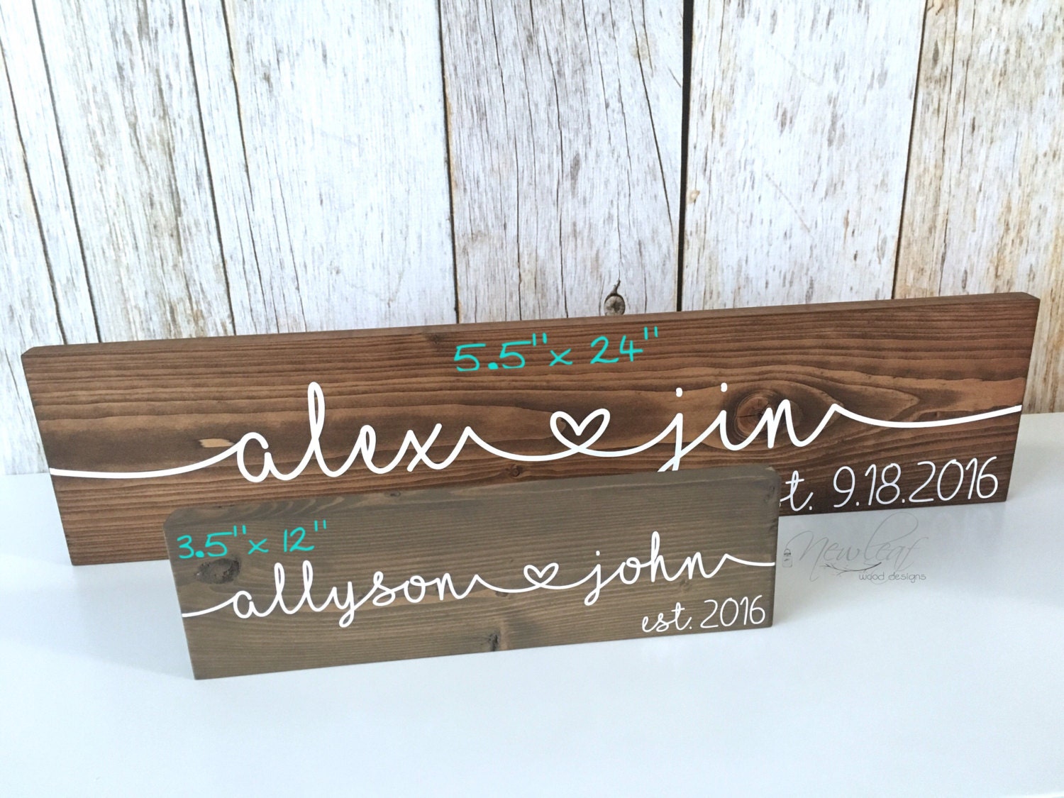 Custom Name Sign Personalized Name Sign by NewLeafWoodDesigns