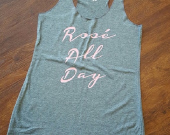 Rose All Day Tank - Customize your Color