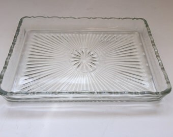 Glass relish tray | Etsy