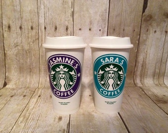 Personalized Starbucks Coffee Cups, Custom Coffee Cup, Travel Mug, Gift for Teacher, Gift for Her, Birthday Gift, Christmas Gift,