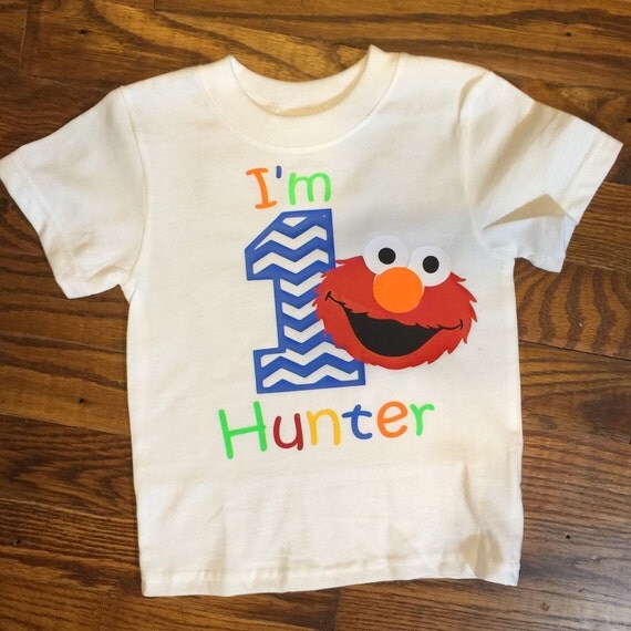 Elmo 1st Birthday Shirt / Elmo Party Shirt /1st Birthday Elmo