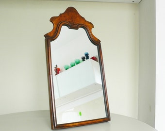 antique mirror dressing table mirror walnut easel back freestanding elegant toilet mirror