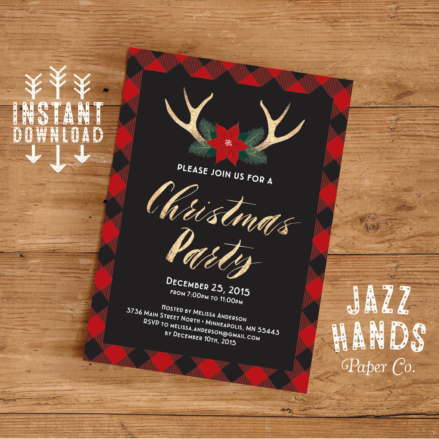 Holiday Party Invitations 10