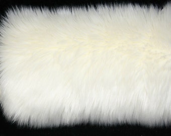 Ivory Fluffy FAUX FUR Muff Hand Warmer Brand NEW!!