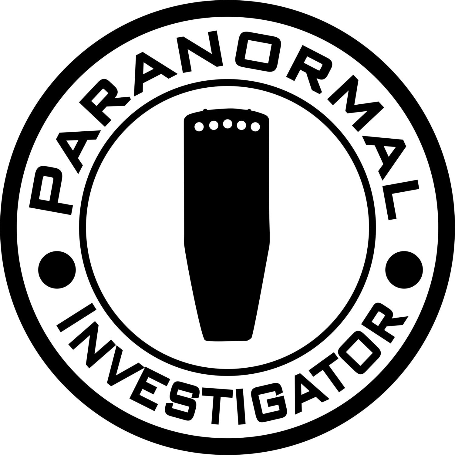 Paranormal Investigator vinyl wall decal