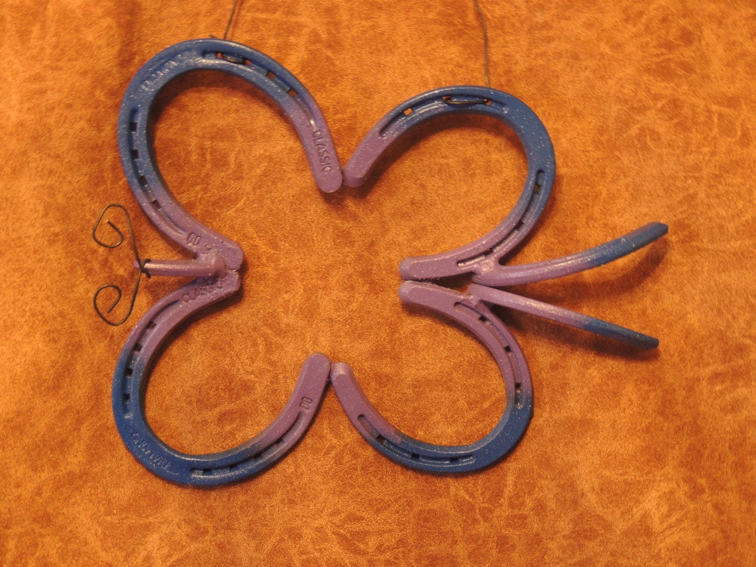 Horseshoe Butterfly by LuckyCountryCreation on Etsy