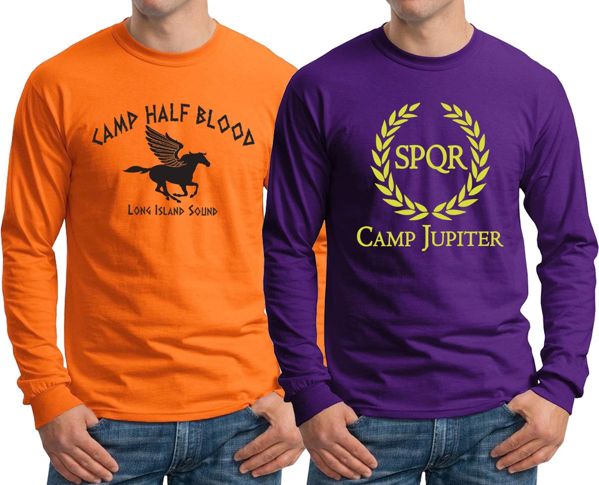 Camp Jupiter and Camp Half Blood Long Sleeve Adult by SpruceMount