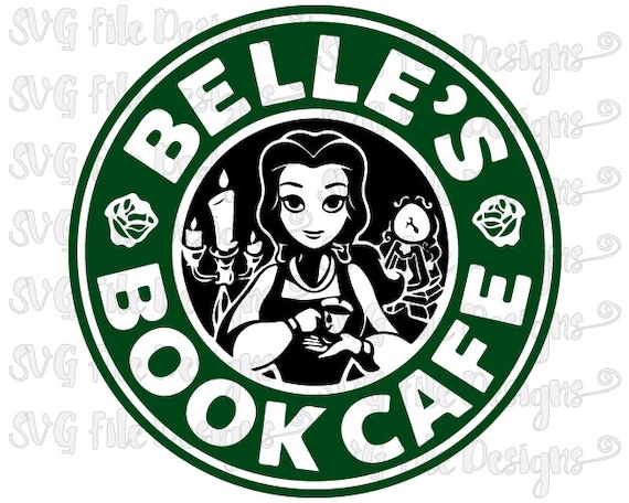 Download Belle Book Cafe Beauty and the Beast Disney by SVGFileDesigns