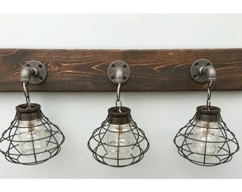 Bathroom Lights Rustic mason jar light fixture industrial light light rustic Bathroom Lights Rustic mason jar light fixture industrial light light rustic