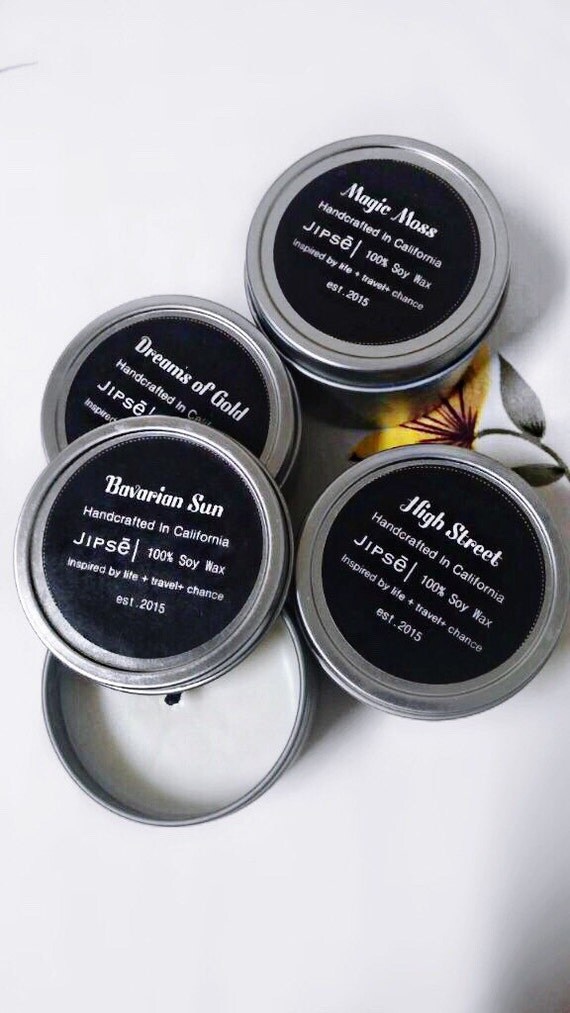 Items similar to 4 ozPICK 3 CANDLES for 15.00Travel Candles, Travel