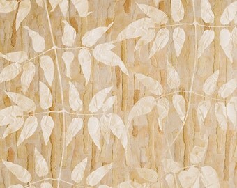 Collage paper art Recycled papers leaves collage wall art printable Paper art Collage wall decor