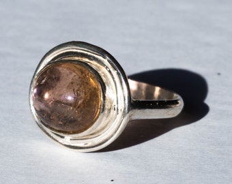 Items similar to Pink Tourmaline Ring (T03) on Etsy