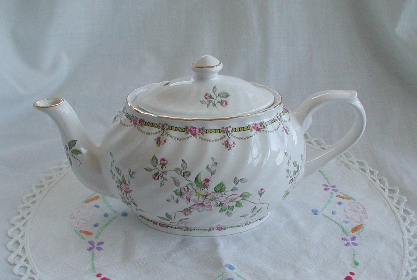Arthur Wood & Sons English Teapot Staffordshire China