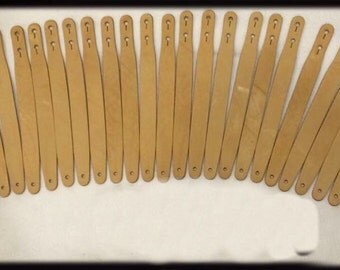 Leather Bracelet Blanks 7/8 x 9 inches. 25 Pack 8 oz Blanks only