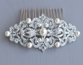 Vintage Wedding Comb, Vintage Hair Comb