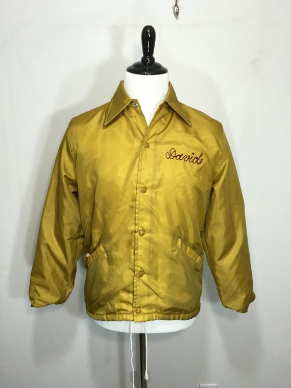 nylon windbreaker with flannel lining