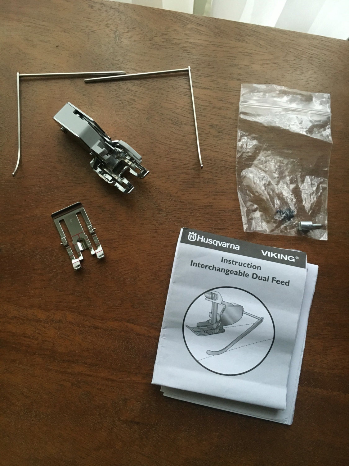 Husqvarna Viking Interchangeable Dual Feed Walking Foot