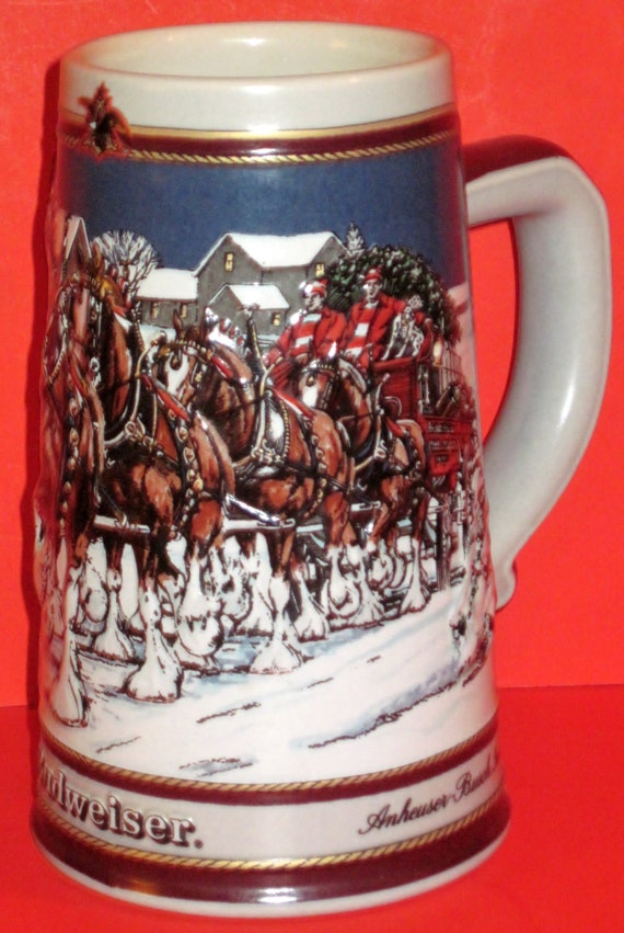 Breweriana Budweiser Beer Steins Collector's by Riverripples