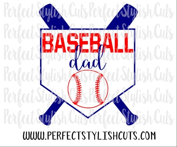 Download Baseball Dad SVG DXF EPS png Files for Cutting Machines