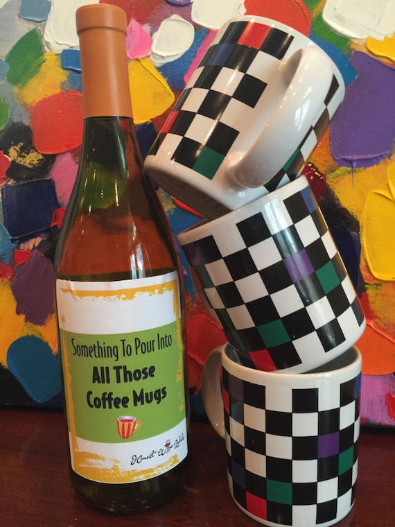 Funny Wine Labels for Teachers Something To Pour in