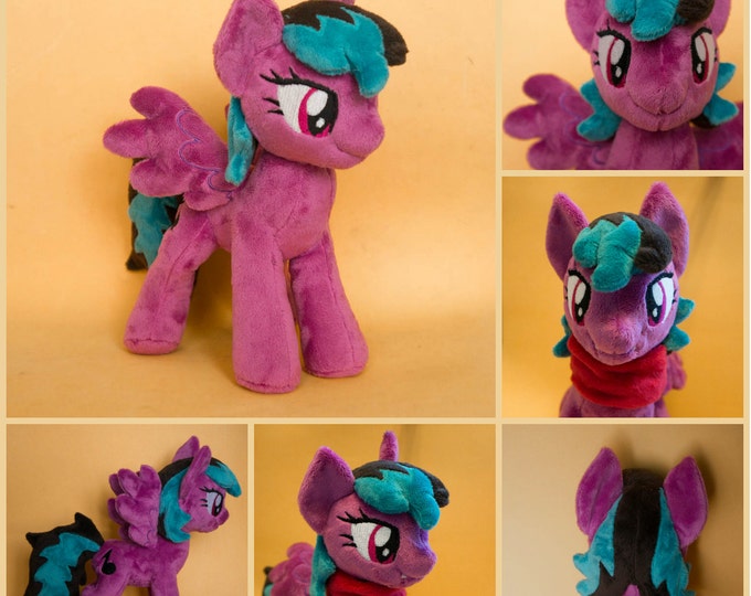 MLP:FIM Custom pony plush toy 9 inches tall - canon & OC