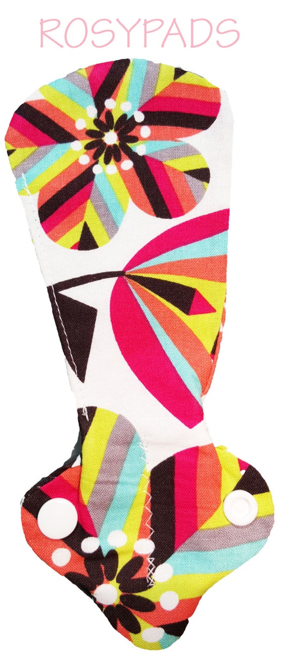 Items similar to 7" Thong Liner, Cloth Pads, RUMPS, Mama Cloth