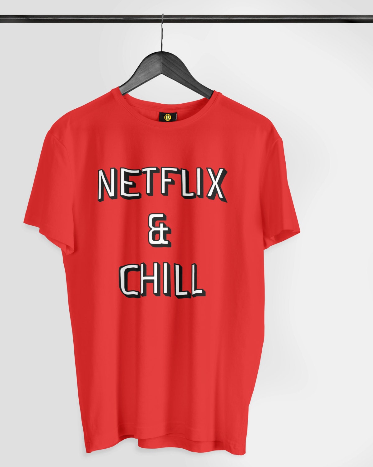 Netflix and Chill Men's Red TShirt