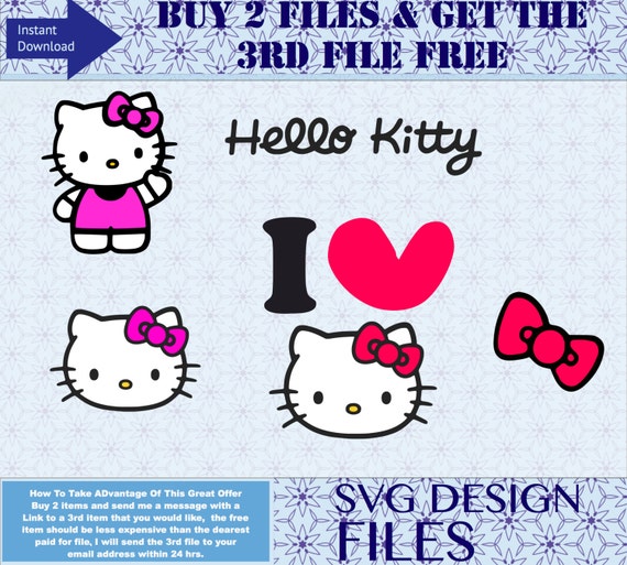 Hello Kitty SVG Print & Cut Character SVG file by svgDesignFiles