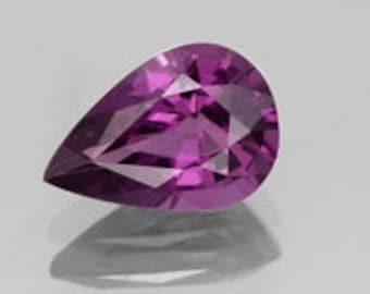 AAA Pear Shape Genuine Faceted Rhodolite Garnet ( 6x4mm - 10x7mm ). 810-761