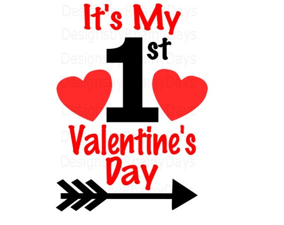Download Buy 3 get 1 free It's My first Valentine's Day SVG