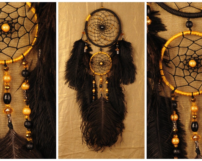 Dreamcatcher Gold of the Incas Dream Catcher Large Dreamcatcher Dream сatcher gift idea dreamcatcher boho dreamcatchers wall handmade gift