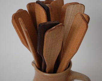 Made in USA Wooden Spoon Maple Stirring Utensil Spatula